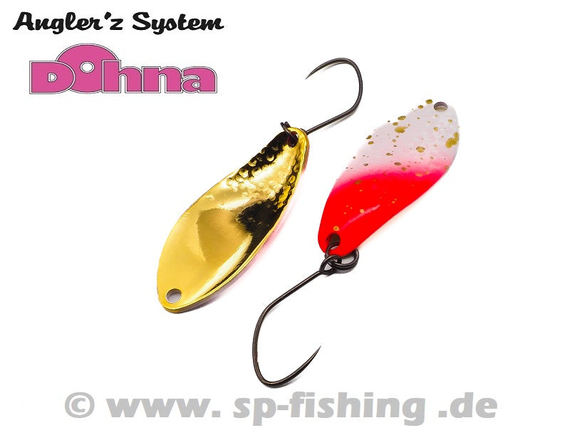 Angler'z System Antem Dohna Hawaore G Glow spoon with a vibrant glow design for effective fishing.