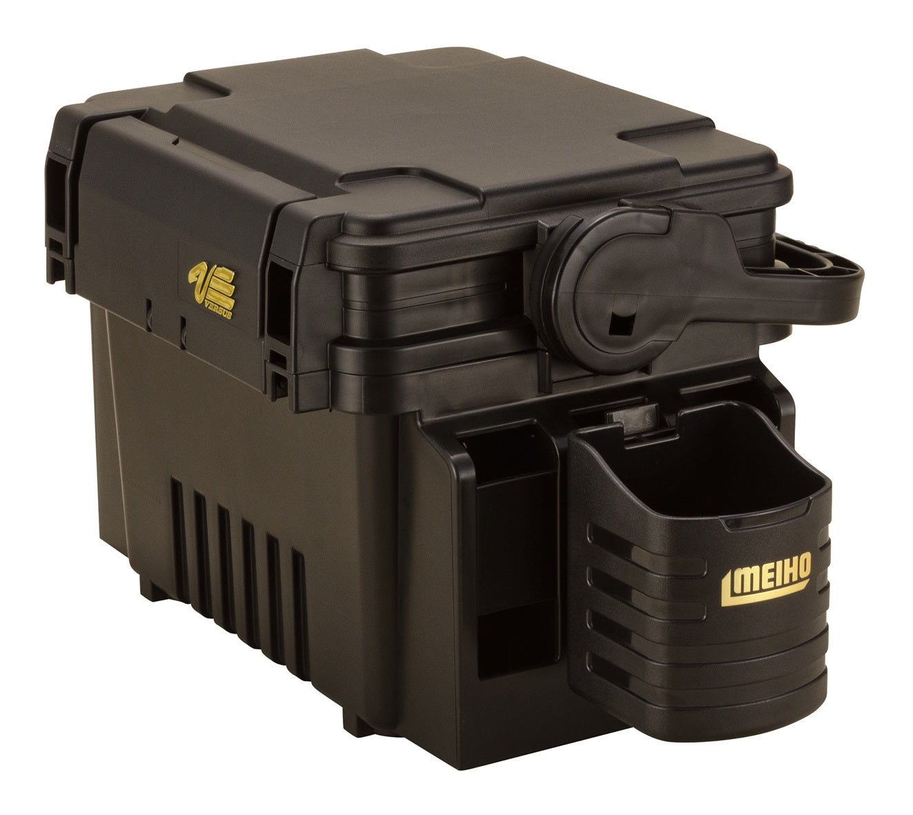 Meiho Hard Drink Holder BM Tacklebox, robuster Aufbewahrungsbehälter für Getränke, langlebiges Kunststoffdesign