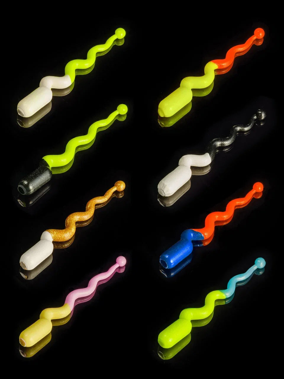 Soorex Pro Twitcher 68mm Gummiköder in vibrant colors, showcasing its realistic design and lifelike movement.