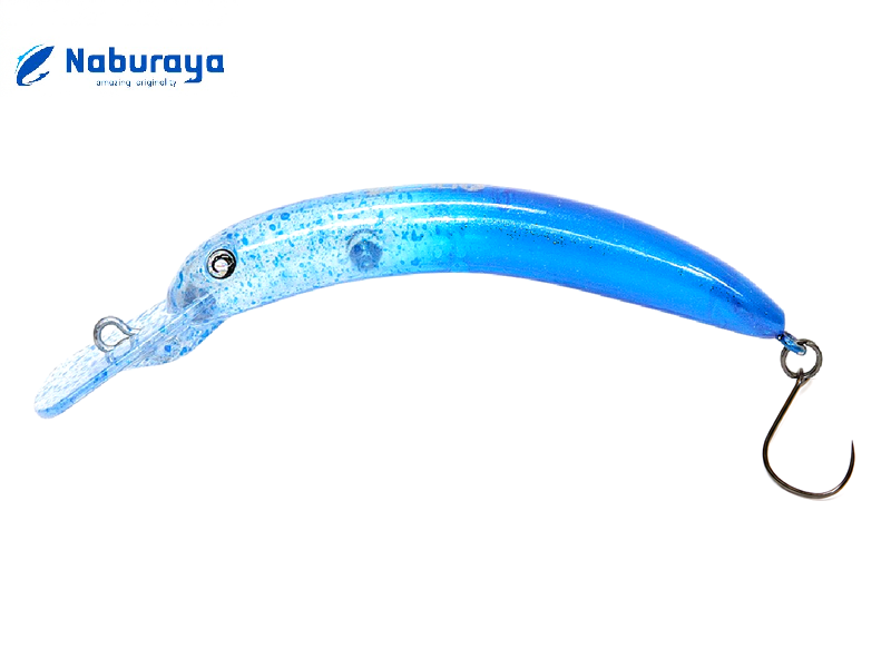 Naburaya Ten-Nyoro #2 Kobalt Wobbler in Blau mit reflektierenden Details, perfekt für Angler.