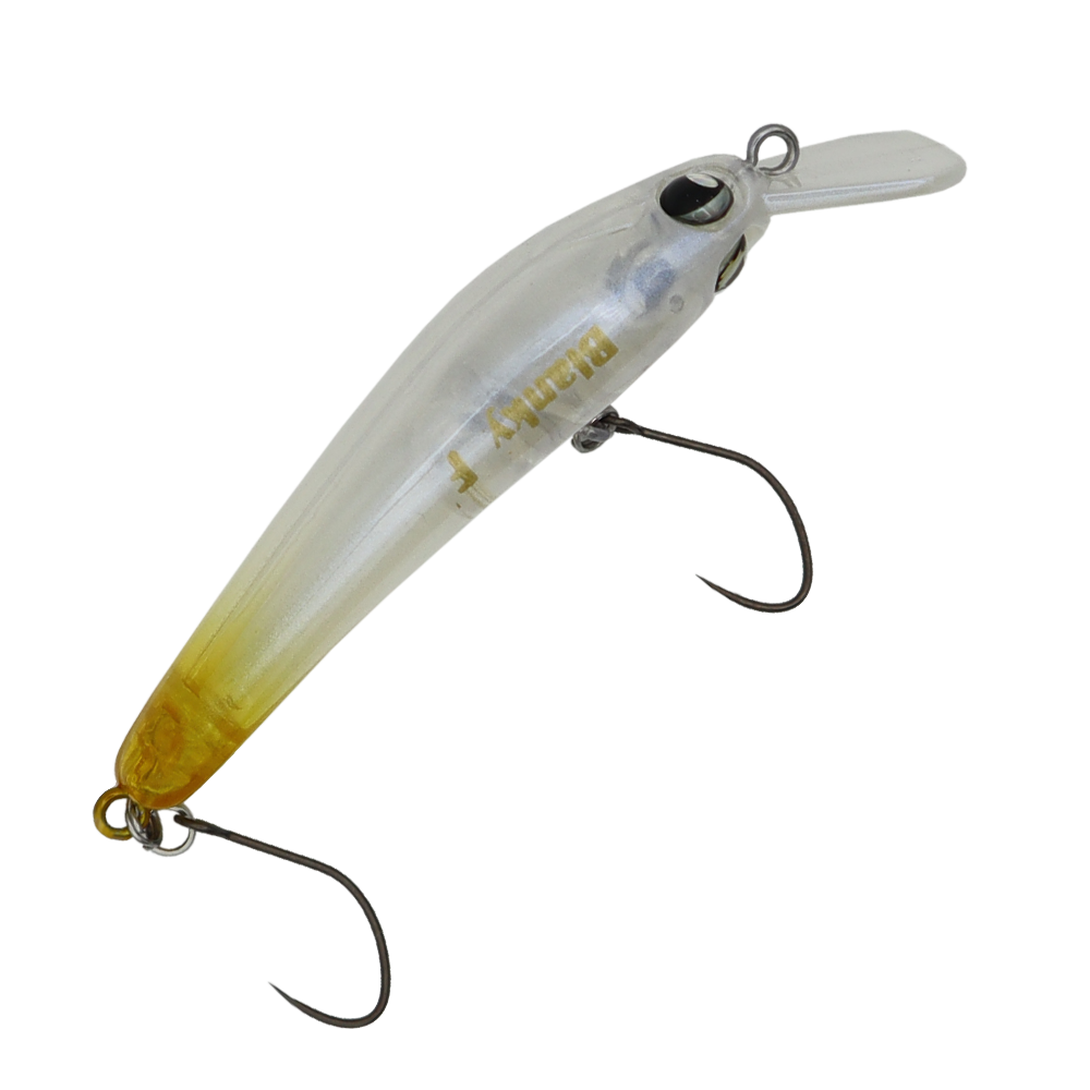 ROB Lure Blanky F FA03 wobbler with a vibrant color pattern and realistic fish-like design for fishing.