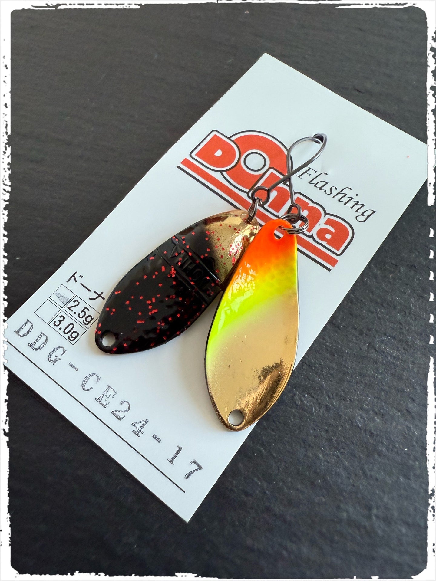 Angler'z System Antem Dohna DDG-CE24 #17 spoon with vibrant colors and detailed design for effective fishing.