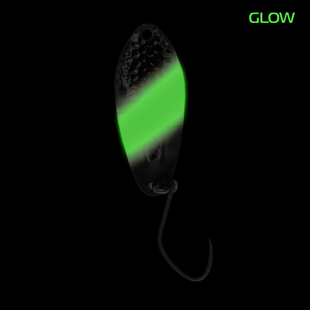 Angler'z System Antem Dohna EM30 glow spoon in vibrant colors, showcasing 25g design for effective fishing.