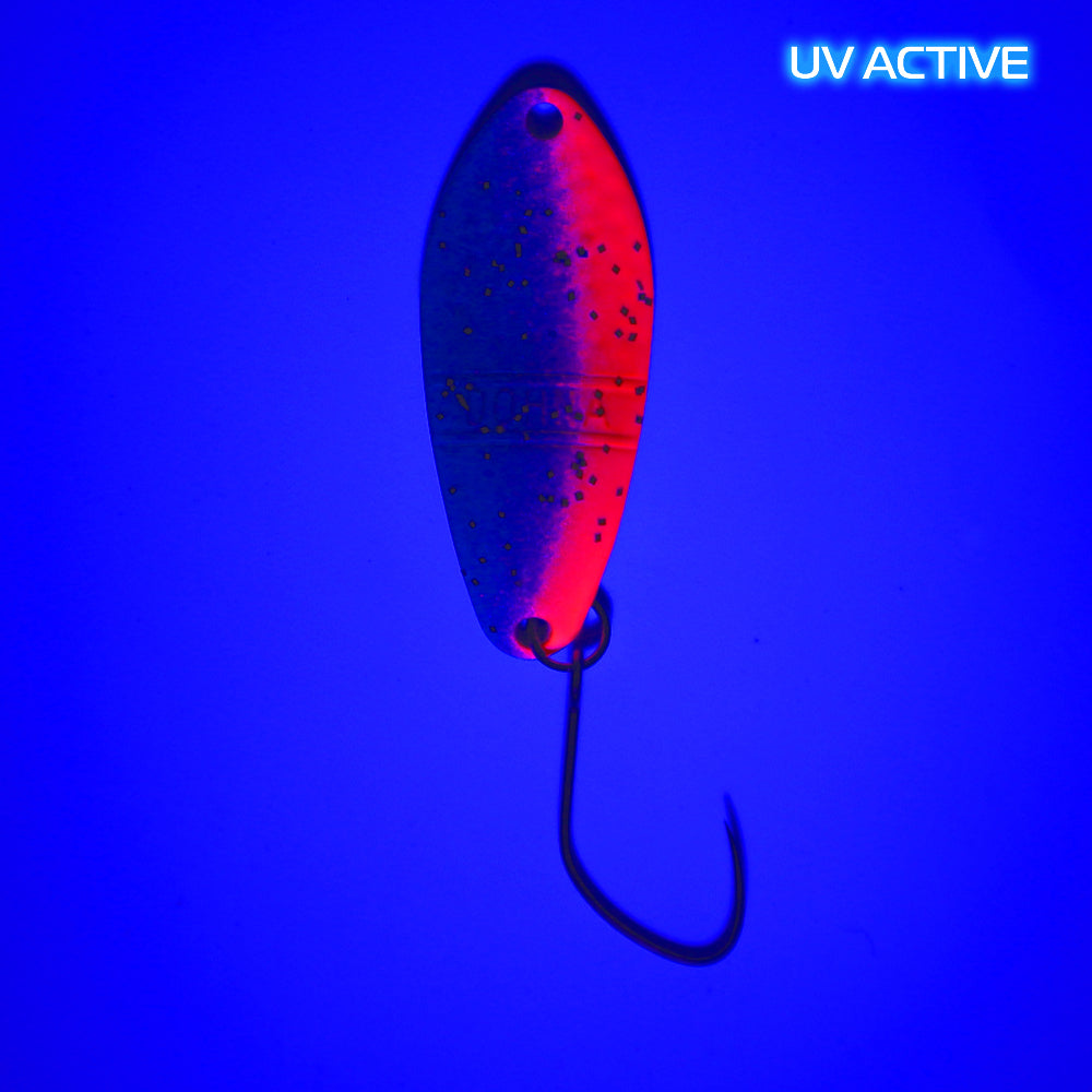 Angler´z System Antem Dohna FA09 Angelblei in Silber mit UV-Beschichtung, vorneansicht, Angelzubehör für Spinnfischen