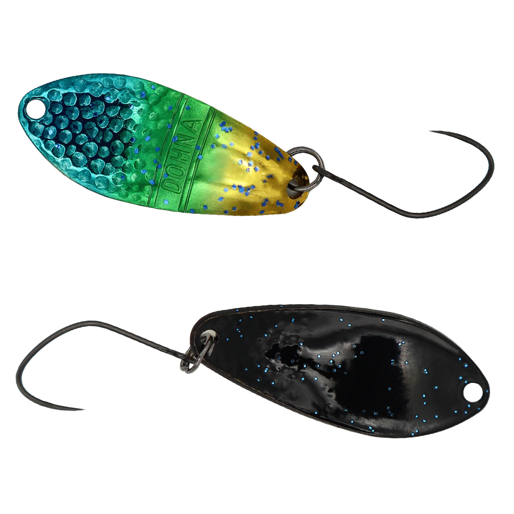 Angler´z System Antem Dohna FA10 Angelblei, silberner Löffel zum Angeln, detailreiche Nahaufnahme des Angelzubehörs