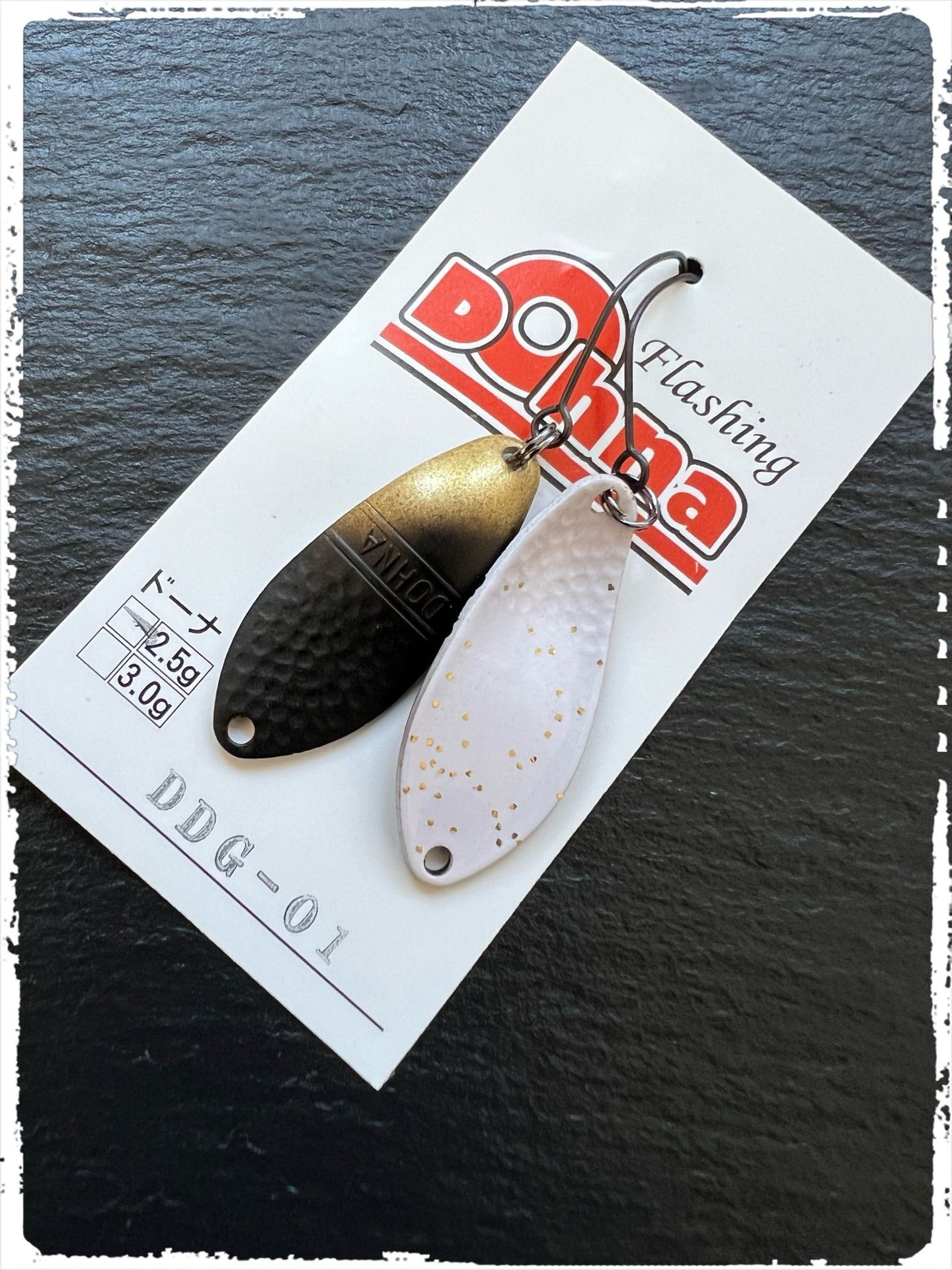 Silberner Angler´z System Antem Dohna DDG 2022-01 Angelblei, flach und oval, zum Angeln auf Forelle und Raubfisch