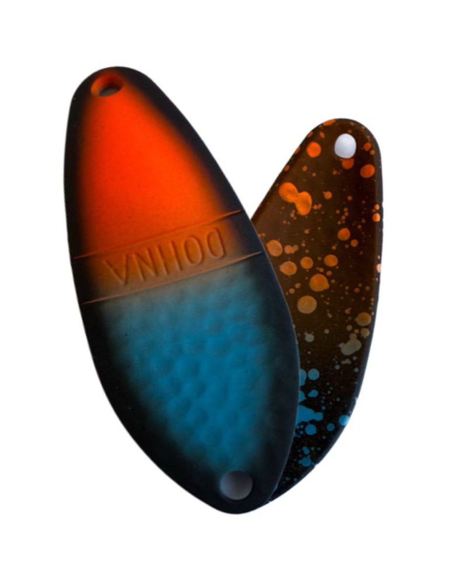 Angler´z System Antem Dohna DDG-MK01 Angelblei, silbernes Spoon mit glänzendem Finish auf weißem Hintergrund
