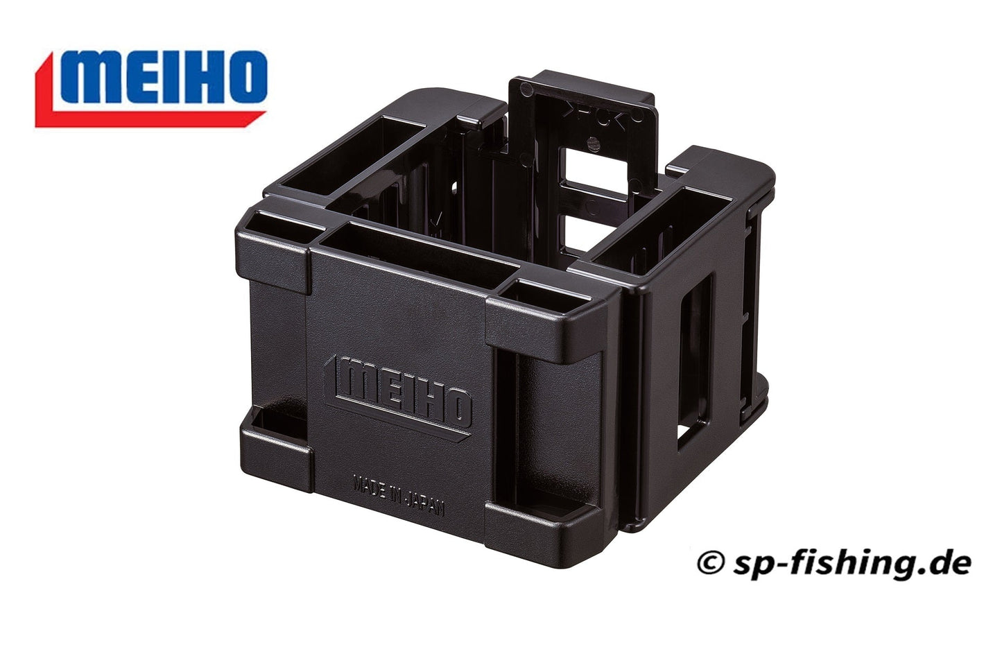 Meiho Multiholder BM tacklebox with multiple compartments for organizing fishing lures and accessories.