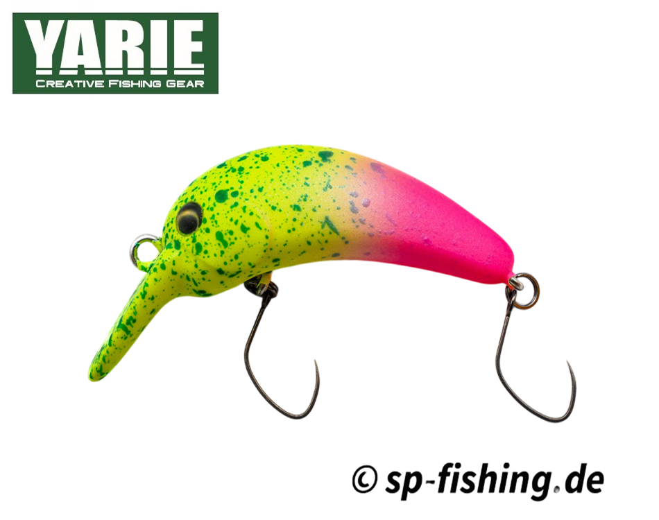 Yarie Goat C34 Floating Wobbler, bunte Angelhaken zum Angeln, detailreiche Oberfläche, natürlicher Köder für Fischfang