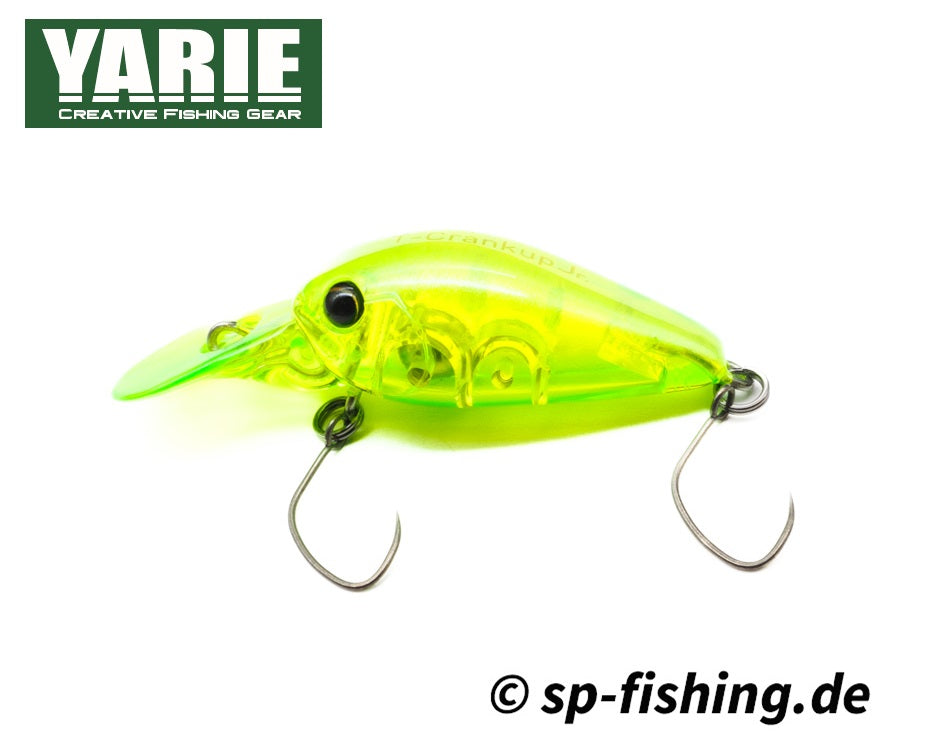 Yarie T-Crankup C45 SS Wobbler, langsam sinkend, für Forellen, mit realistischer Fischoptik, im Wasser treibend
