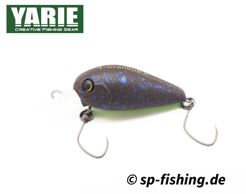Yarie T-Crankup C42 SS slow sinking wobbler with realistic color pattern and detailed finish on a white background.