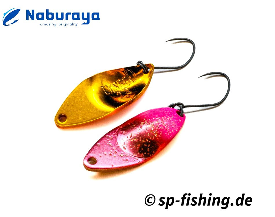 Naburaya Exceed Color #22 Glow Löffel, detailreiche Aufnahme des silbernen Schmuckstücks mit farbiger Beschichtung