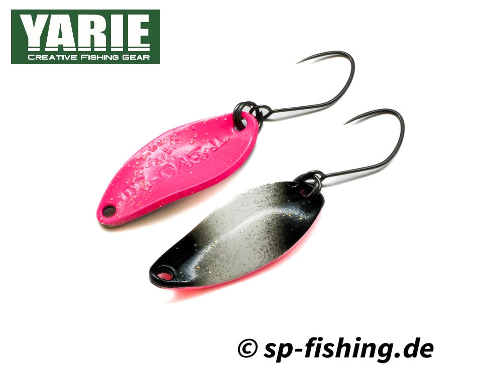 Yarie Löffel T-Fresh EVO GG03 Glow aus Edelstahl, zeigt den ergonomischen Griff und glänzende Oberfläche.