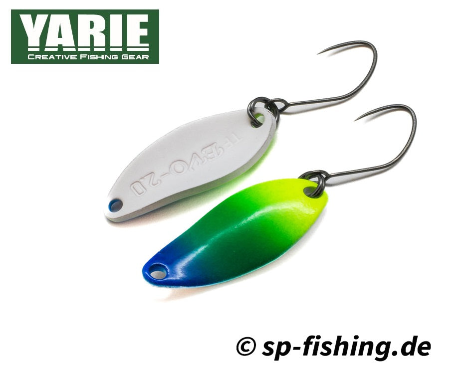 Yarie Löffel T-Fresh EVO GG04 Glow aus Edelstahl, glatte Oberfläche, ergonomischer Griff, modernes Design, Küchenutensil