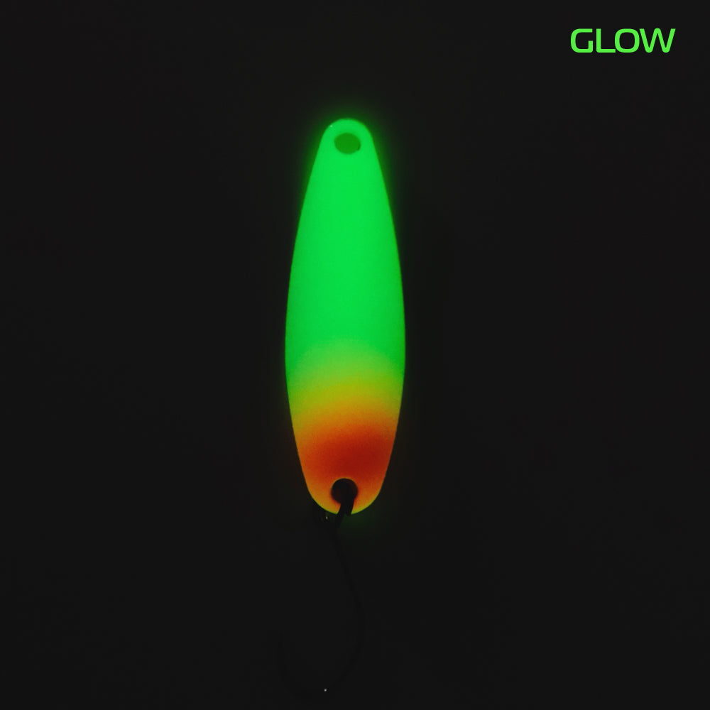Fangenswert RAFFT EA04 glow spoon in vibrant colors with a sleek design, showcasing its unique shape and reflective surface.