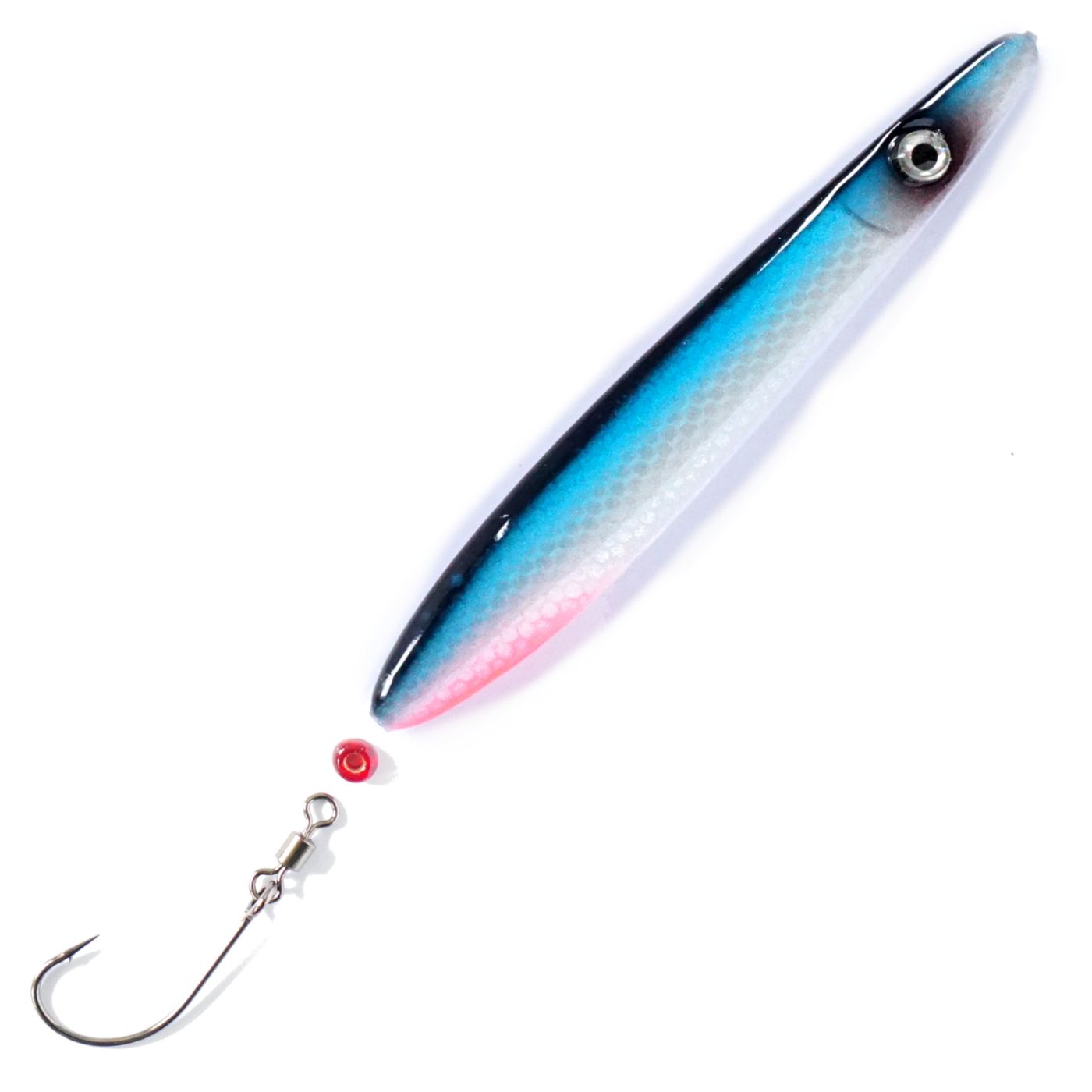 Troutwerk 16g inlineblinker for sea trout, featuring a sleek design and vibrant colors, ideal for fishing.