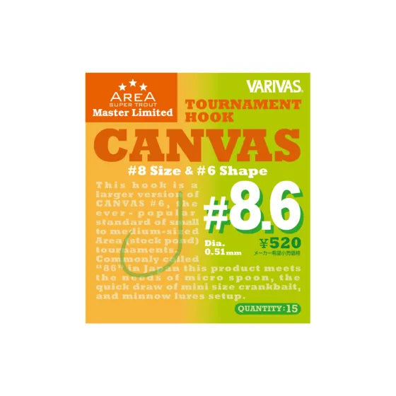 VARIVAS AREA Master Limited CANVAS Tournament Hooks