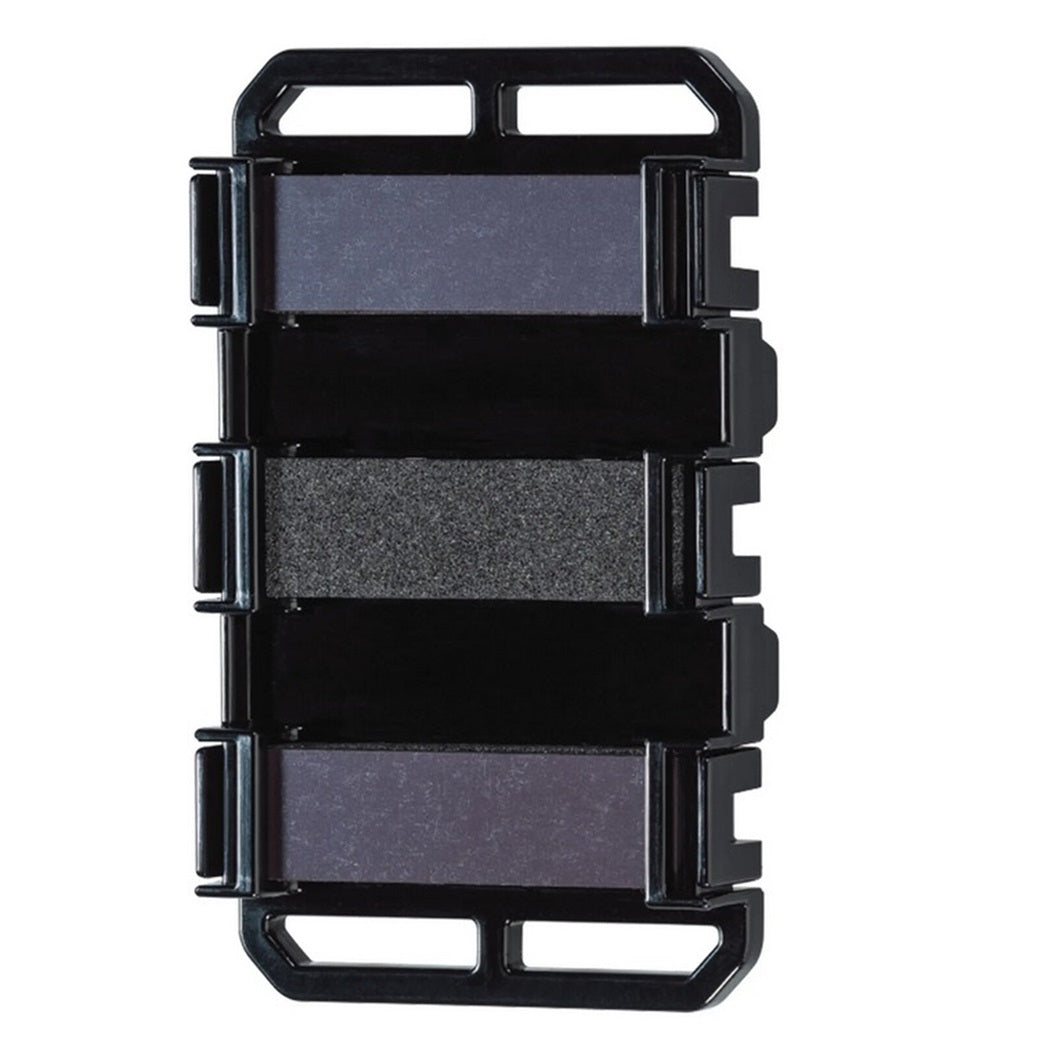 Meiho Multi Board BM-S Black Tacklebox mit mehreren Fächern und Griff, ideal für Angelausrüstung und Zubehör.