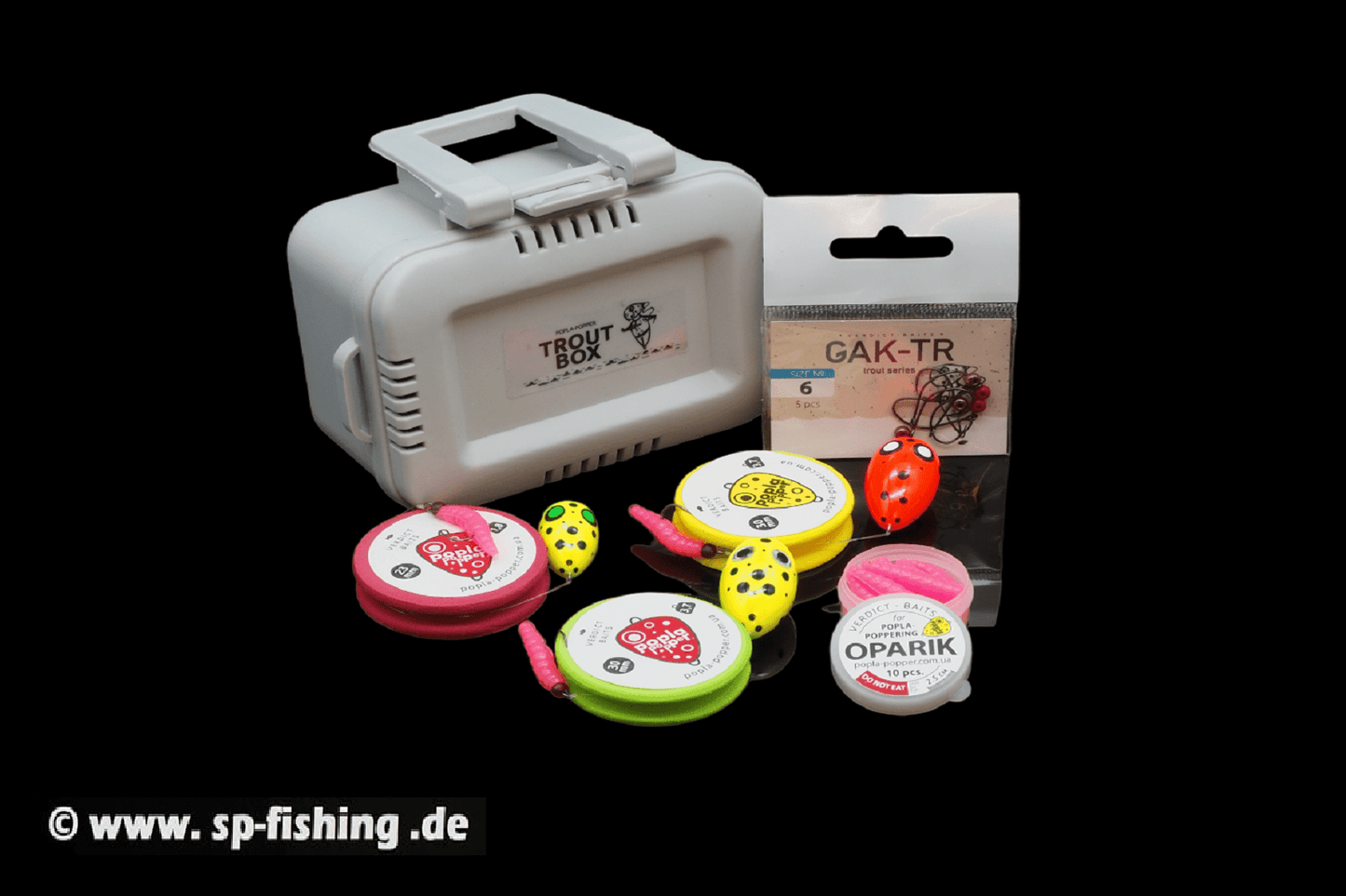 Original Popla Popper Trout Box by Viktor Omelchenko - SP-Fishing