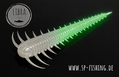 Libra Lures Slayzur Forellen Gummiköder, 55mm, auftreibend mit Aroma, weiche Köder für Forellenfischen in natürlichem Design