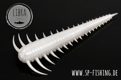 Libra Lures Slayzur Forellen Gummiköder, 55mm, auftreibend mit Aroma, detailreiche Nahaufnahme des Gummiköders