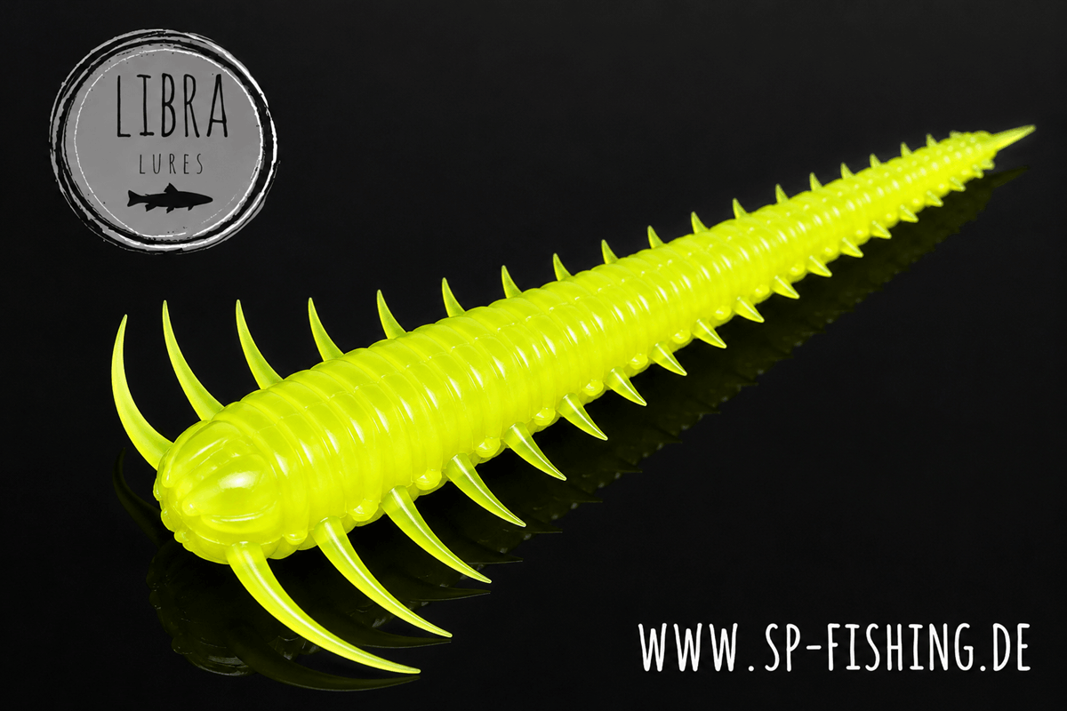 Libra Lures Slayzur Forellen Gummiköder, 55mm, auftriebend mit Aroma, detailreiche Oberfläche, ideal zum Forellenangeln
