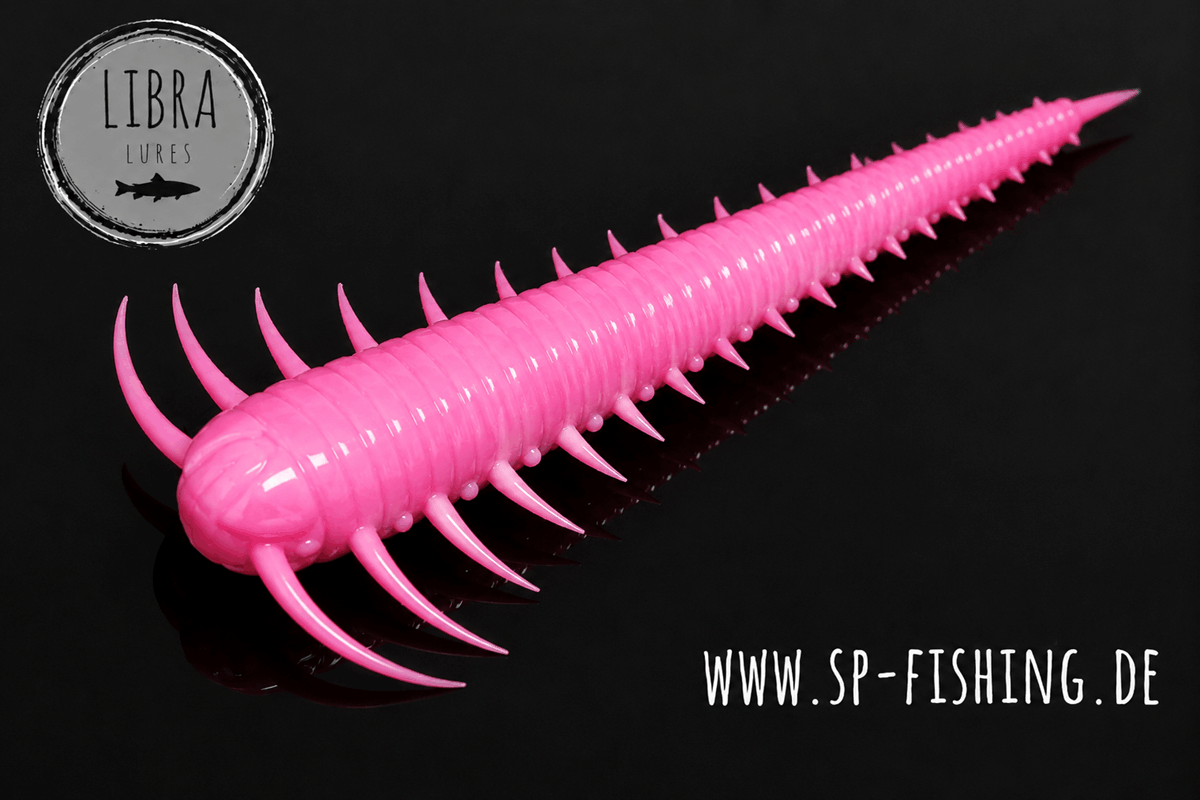 Libra Lures Slayzur Forellen Gummiköder, 55mm, auftreibend mit Aroma, detailreiche Ansicht des weichen Fischer-Köders