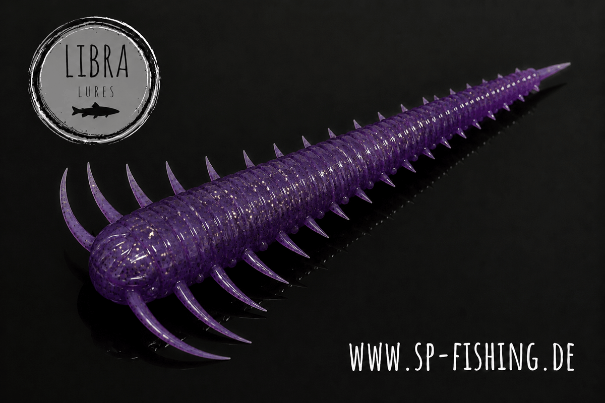 Libra Lures Slayzur Forellen Gummiköder, 55mm, auftreibend mit Aroma, weicher Gummiköder für Forellenfischerei