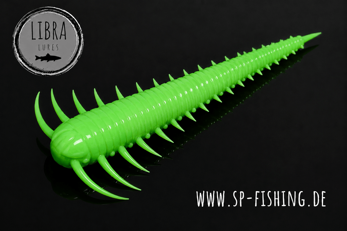 Libra Lures Slayzur 55mm Forellen Gummiköder mit Aroma, auftreibend, detailreiche Oberfläche und farbenfrohe Muster.