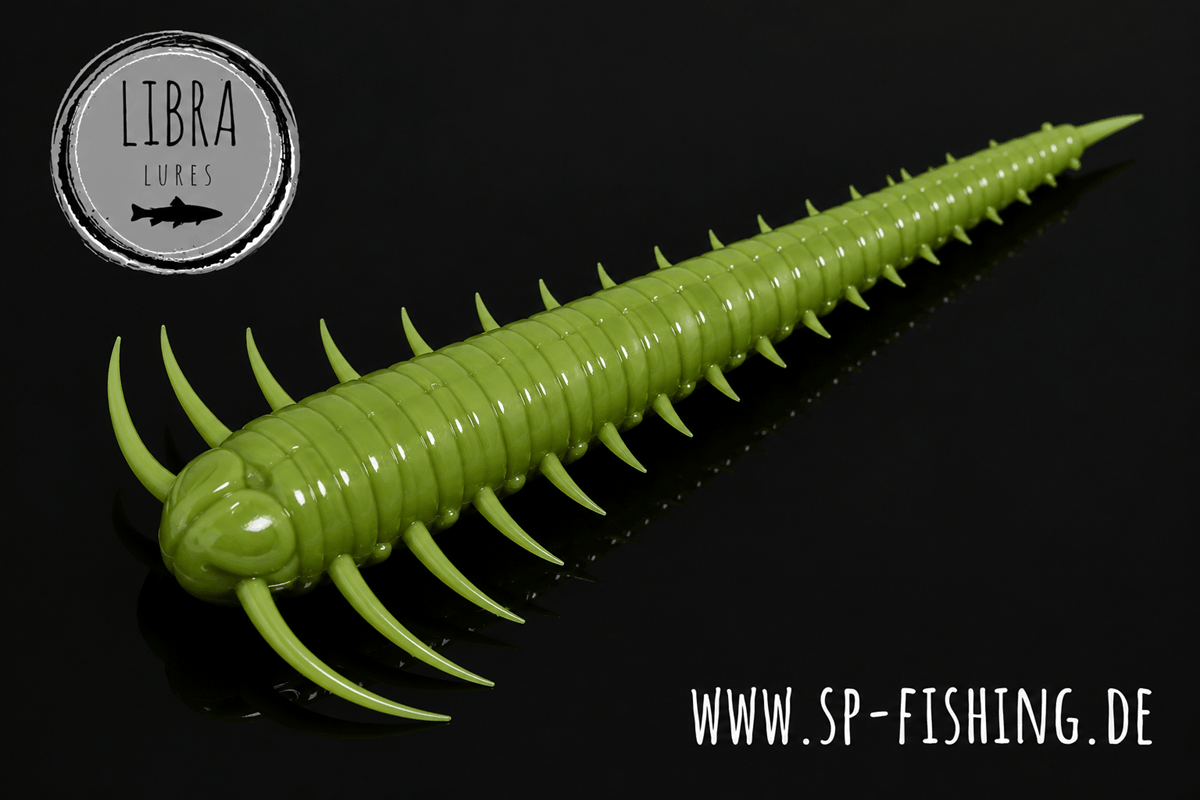 Libra Lures Slayzur 55mm Forellen-Gummiköder mit Aroma, auftreibend, detailreiche Oberfläche, ideal für Forellenangeln
