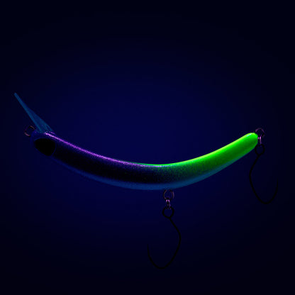 PROBAITS Tumbling Banana Wobbler – Forellen Crankbait Overhead Lip-Crank 10275