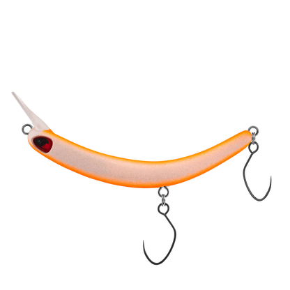PROBAITS Wobbler Tumbling Banana für Forellen, bunter Crankbait mit Overhead-Lip, ideal für Fliegenfischerei, detailreiche Aufnahme