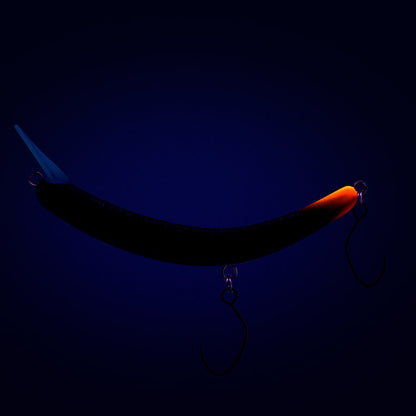 PROBAITS Tumbling Banana Wobbler Forellen-Crankbait mit Überkopflippe, bunte UV-Farben, für Angeln auf Forellen, hochwertiges Angelausrüstung