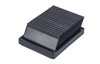 Meiho Angelbox VS-7090A Angelbox Schwarz/Ocker Angelbox mit Fächern für Köder und Angelzubehör, schwarz und ockergelb