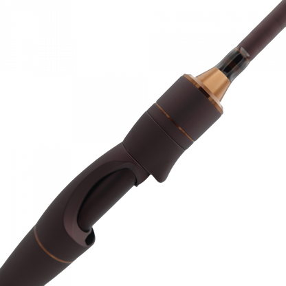 Leichte Angelrute Trout Jara XM Expert JR76LL, speziell für Forellenangeln, mit Holzgriff und langlebigem Carbonblank.