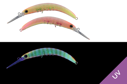 Timon Jackall Pepino MR Forellen Wobbler, farbiger Area Trout Köder mit realistischer Fischoptik, zum Angeln auf Forellen