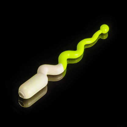 Soorex Pro Twitcher 68mm gummiköder in vibrant color, showcasing detailed texture and realistic design for fishing.