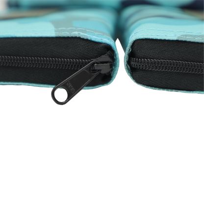 Fangenswert Spoon Wallet Tasche aus Leder mit Reißverschluss und Kartenfächern, stilvoll und praktisch für den Alltag.