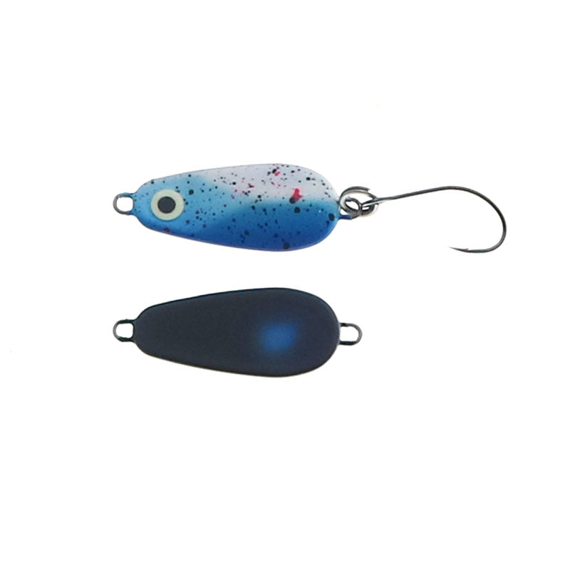 Perfektes Angelblei Bullshark Spoon 3g von Perfect-Fishing, silberfarben, mit scharfer Spitze und ergonomischem Design.