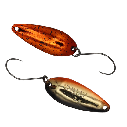 Fangenswert CHEAT 2.0 g Löffel, nahaufnahme, Edelstahl, elegantes Design, ideal für präzises Messen, auf weißem Hintergrund