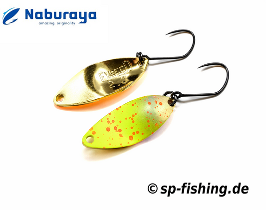 Naburaya Exceed Color Sonderfarbe #8 GLOW Löffel, detailreiche Nahaufnahme in leuchtender Farbe, hochwertiges Besteckdesign
