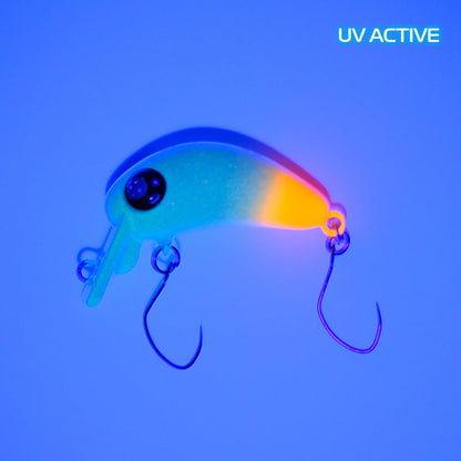 Rob Lure Chelsea SS FA02 Wobbler in UV-Farbgestaltung, detailreiche Angelfischköder mit realistischem Design