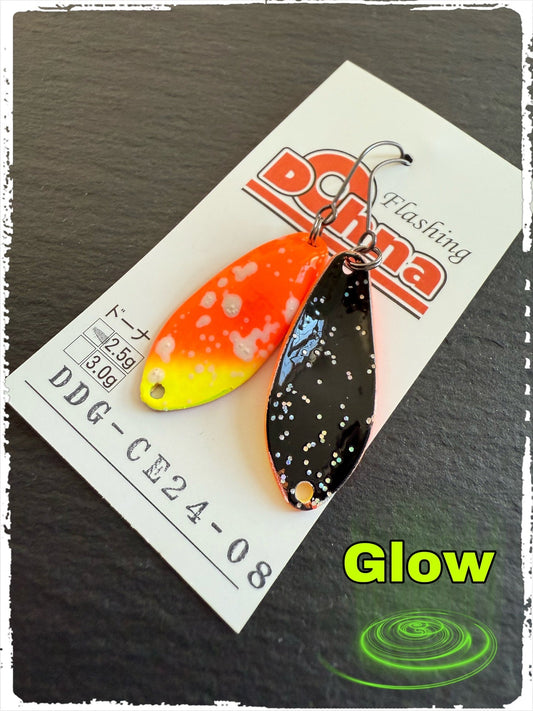 Angler'z System Antem Dohna DDG-CE24 #08 spoon with vibrant colors and detailed design, ideal for fishing.