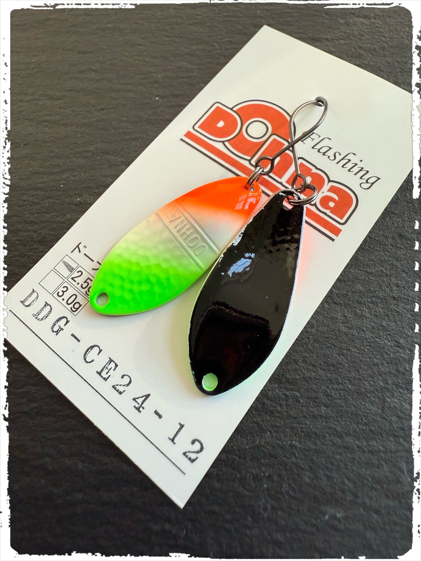 Angler'z System Antem Dohna DDG-CE24 #12 spoon with reflective finish and curved design for effective fishing.