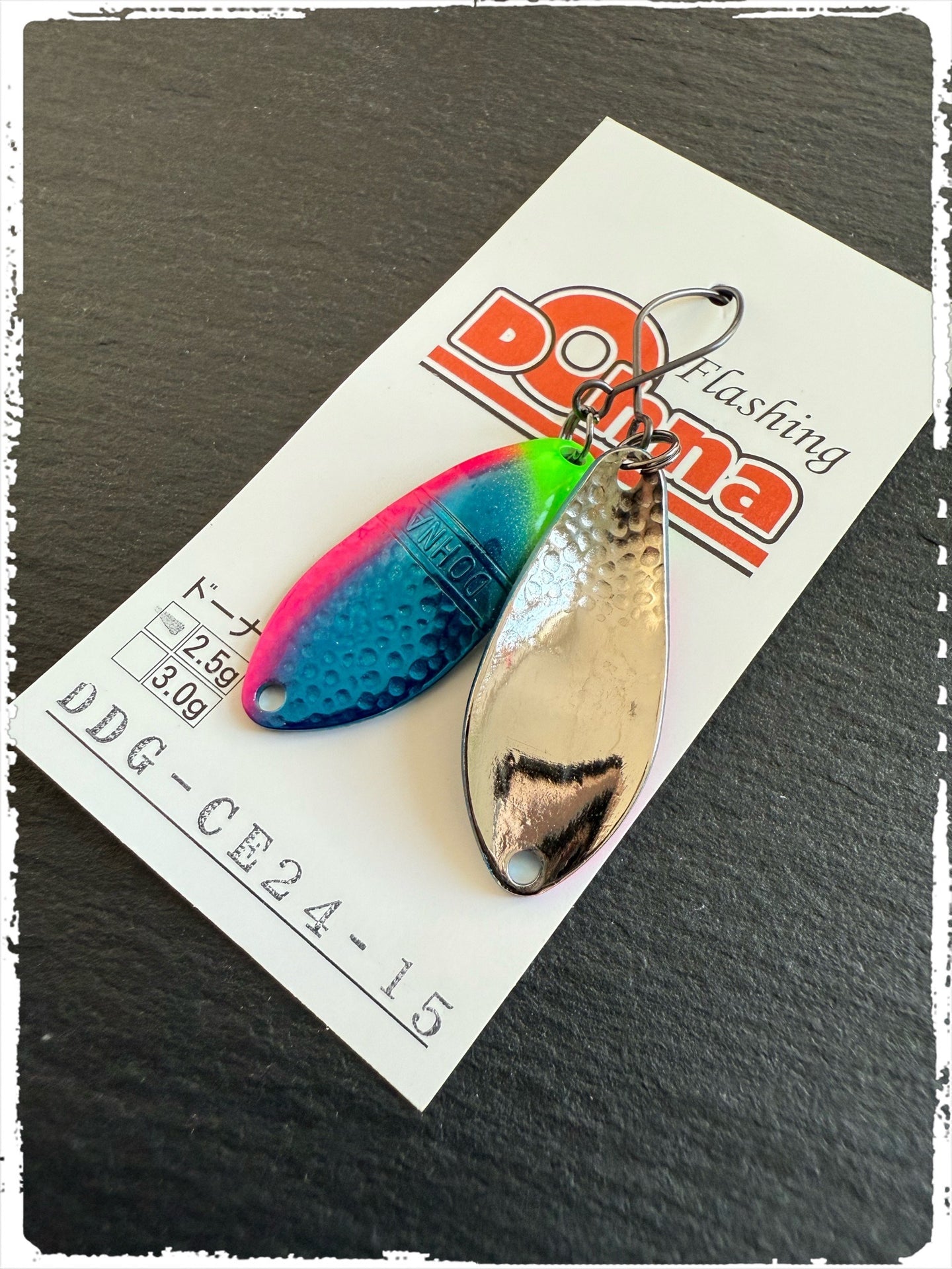 Angler´z System Antem Dohna Spoon DDG-CE24 in Silber, detailreiche Angel-Löffel mit glänzendem Finish