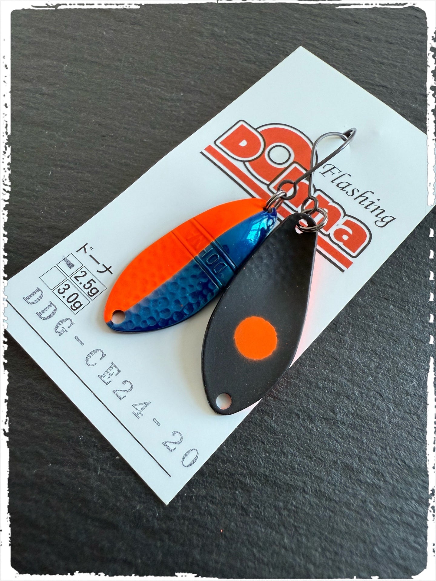 Angler'z System Antem Dohna DDG-CE24 #20 spoon with vibrant color and detailed design for effective fishing.