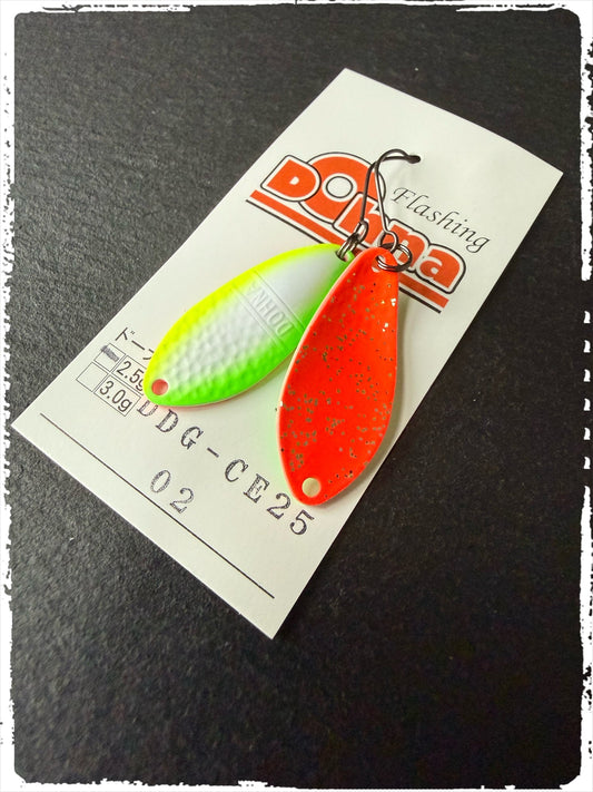 Angler´z System Antem Dohna DDG-CE25 #02 Angelblei in Spoon-Form mit silberner Oberfläche, detailreiche Ansicht