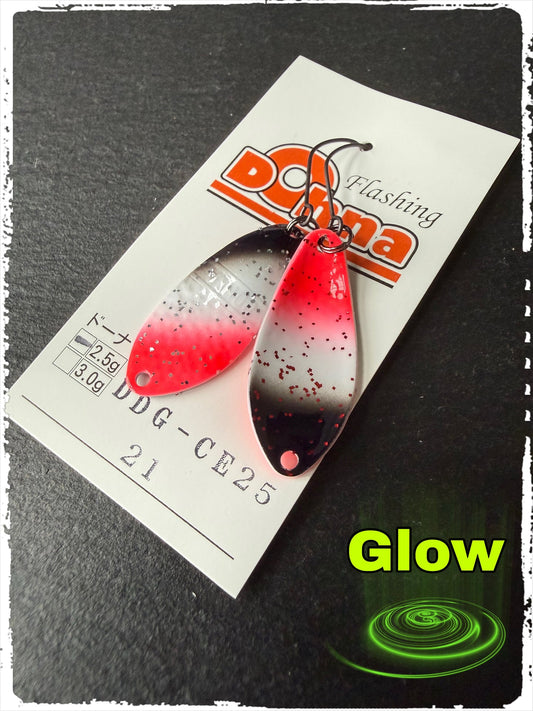 Angler´z System Antem Dohna Spoon DDG-CE25 #21, silberner Angel-Löffel mit glänzendem Finish, detailreiche Ansicht