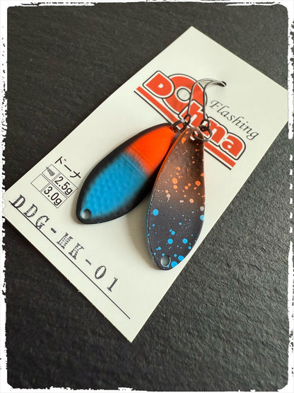 Silberner Angelköder Spoon DDG-MK01 von Angler´z System Antem Dohna, detailreiche Oberfläche, zum Angeln geeignet