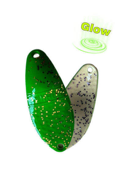 Angler'z System Antem Dohna DDG 2023-14 spoon with reflective finish and curved design for enhanced fishing performance.